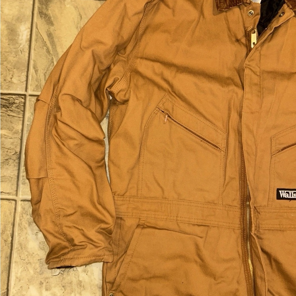 Walls Brown Work Wear Jacket, XL, has spots. See all pictures, great condition - Picture 5 of 15